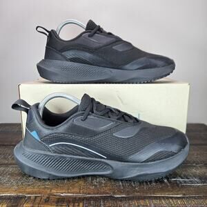 Vessi Tidal Sneaker Mens Size 9 Waterproof Shoes Lace Up Black on Black